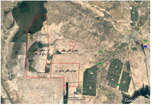 موقعیت محدوده مورد مطالعه
